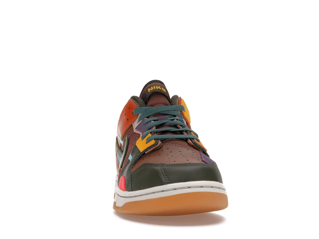 Vue 9 de Nike Dunk Low Scrap Archeo Brown