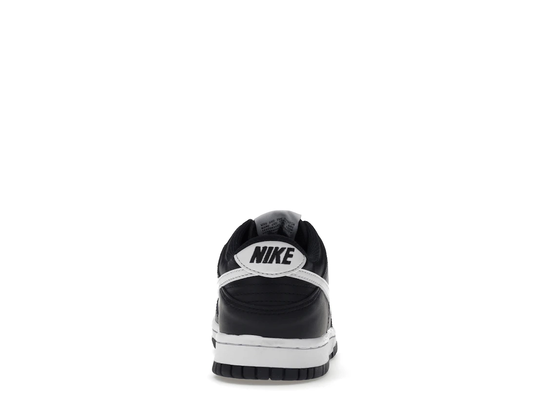 Vue 28 de Nike Dunk Low Black Panda 2.0 (GS)
