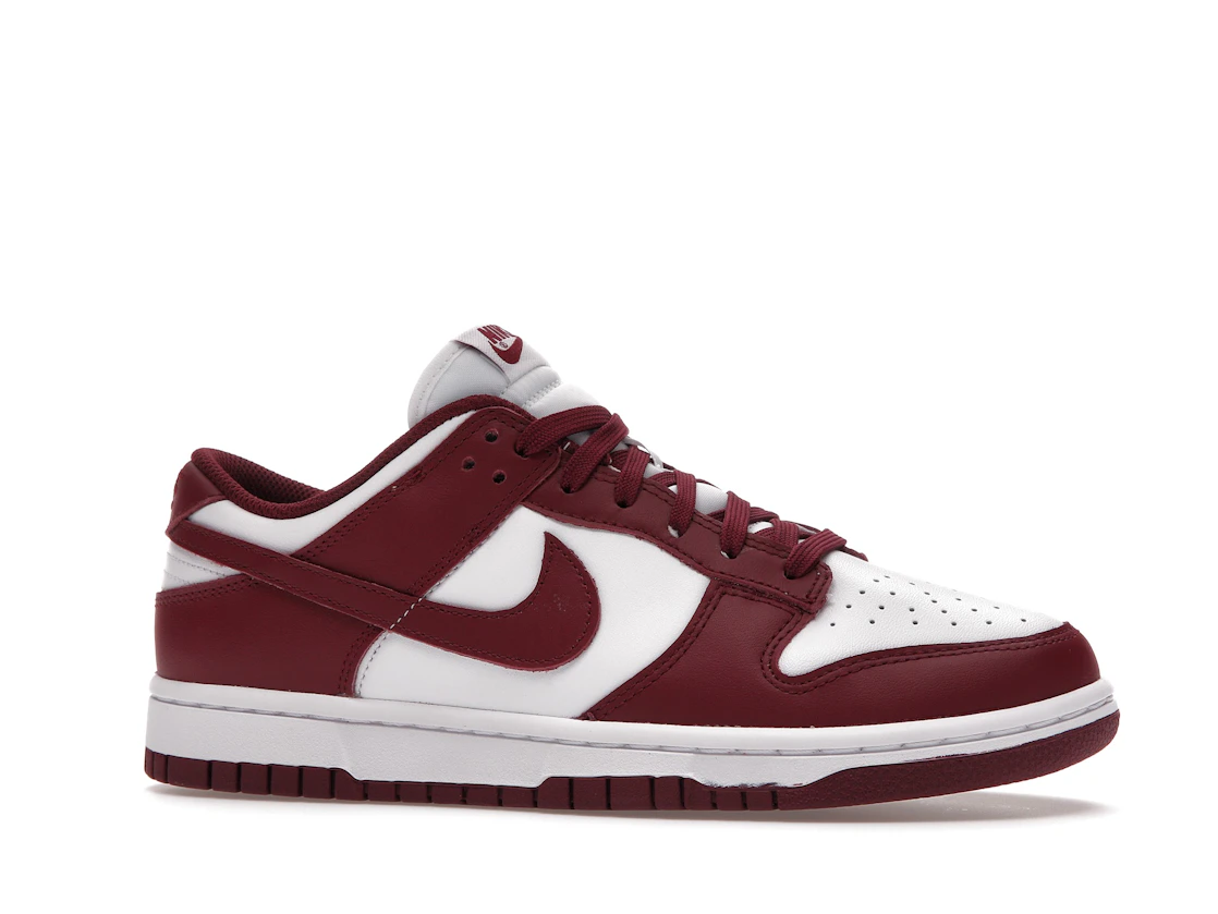 Vue 3 de Nike Dunk Low Bordeaux 