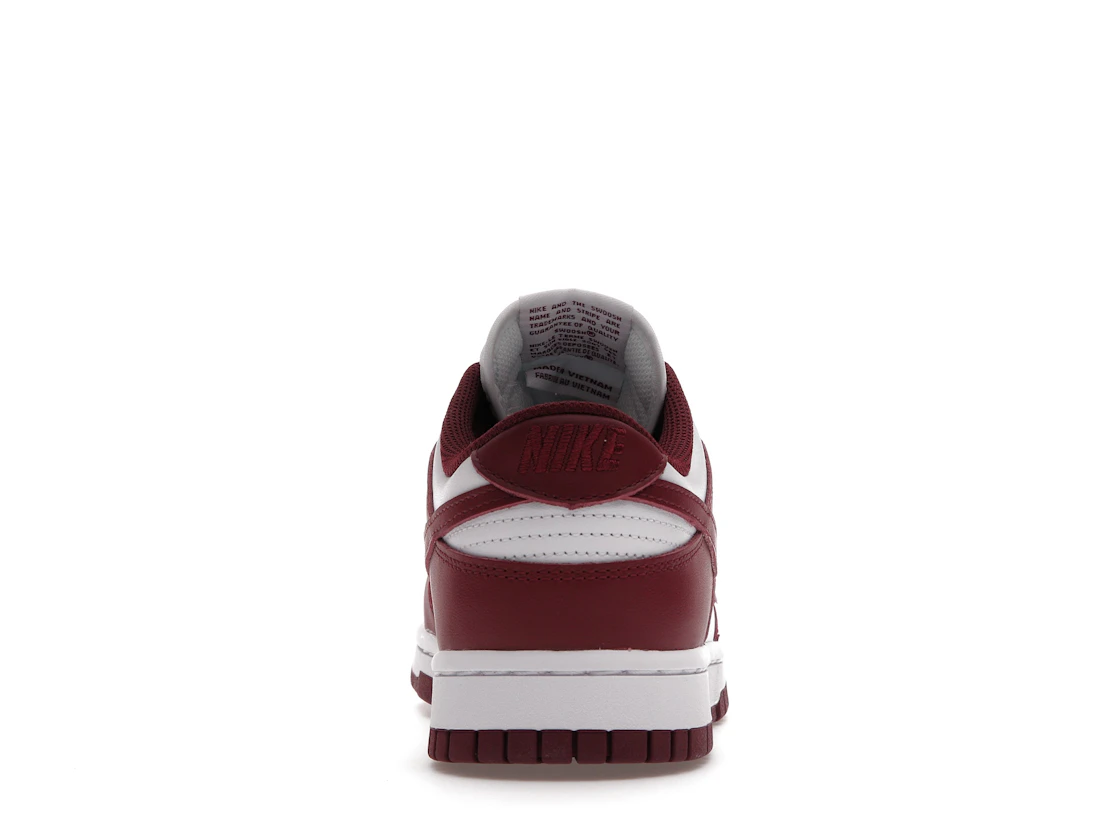 Vue 28 de Nike Dunk Low Bordeaux 