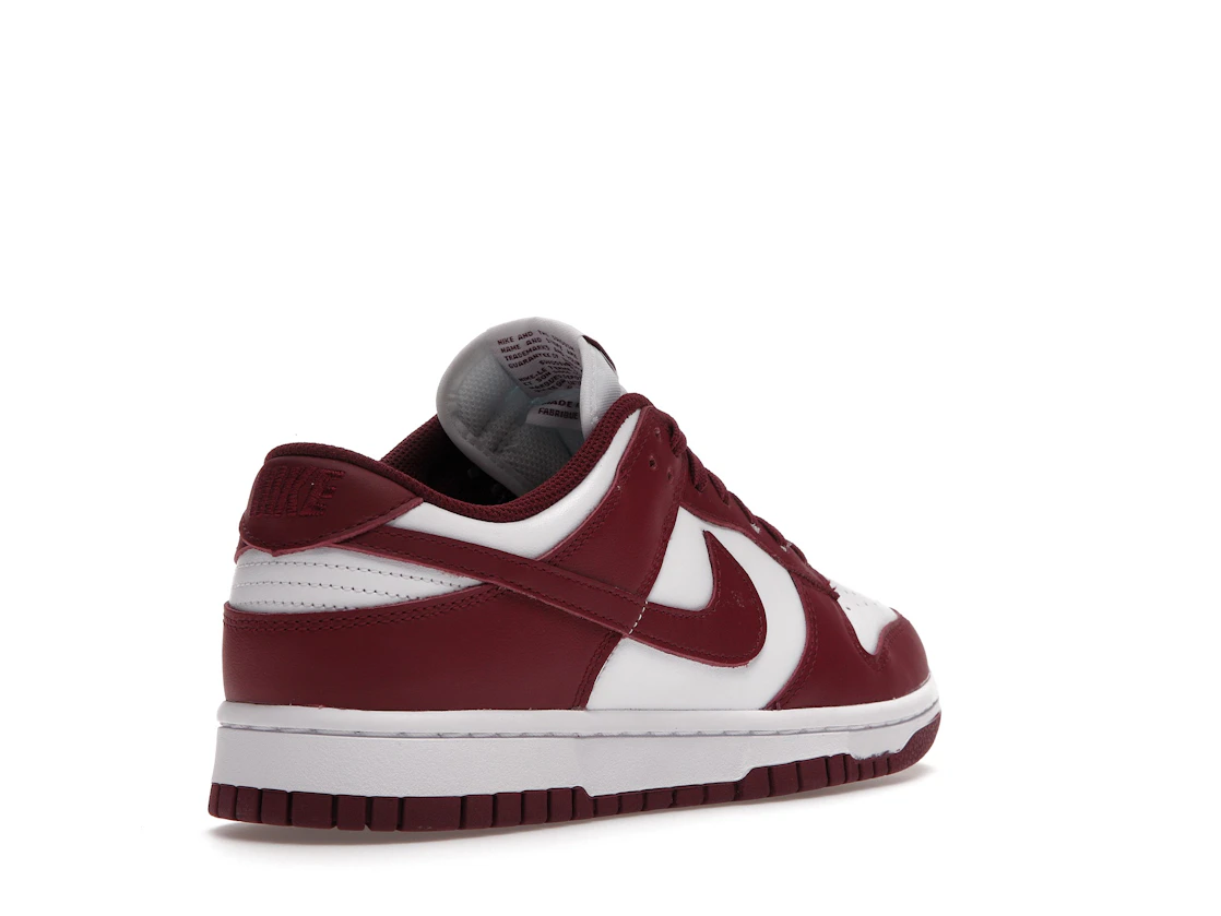 Vue 32 de Nike Dunk Low Bordeaux 