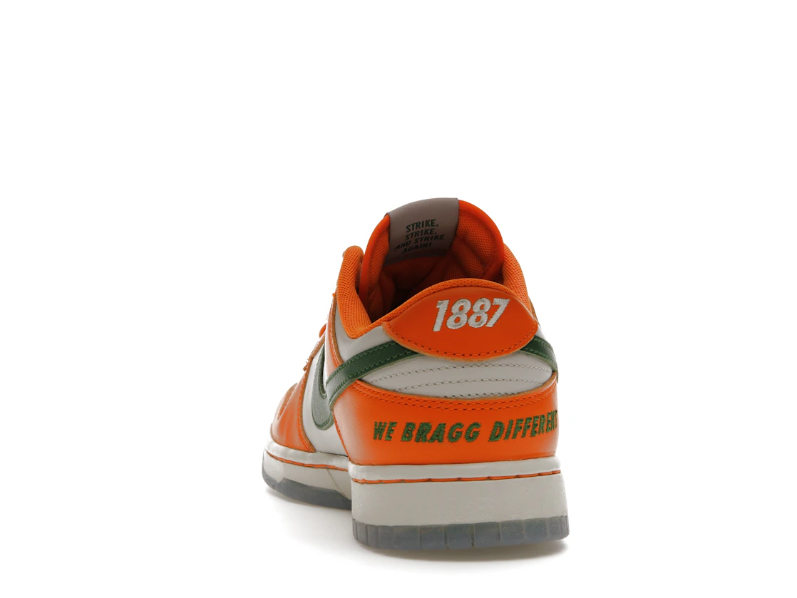 Vue 27 de Nike Dunk Low FAMU