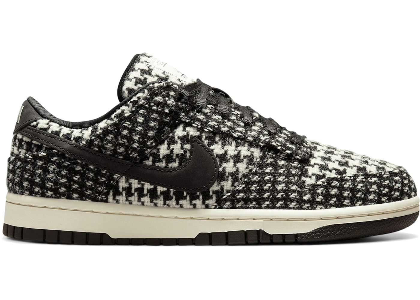 Nike Dunk Low Harris Tweed White Black Multi 