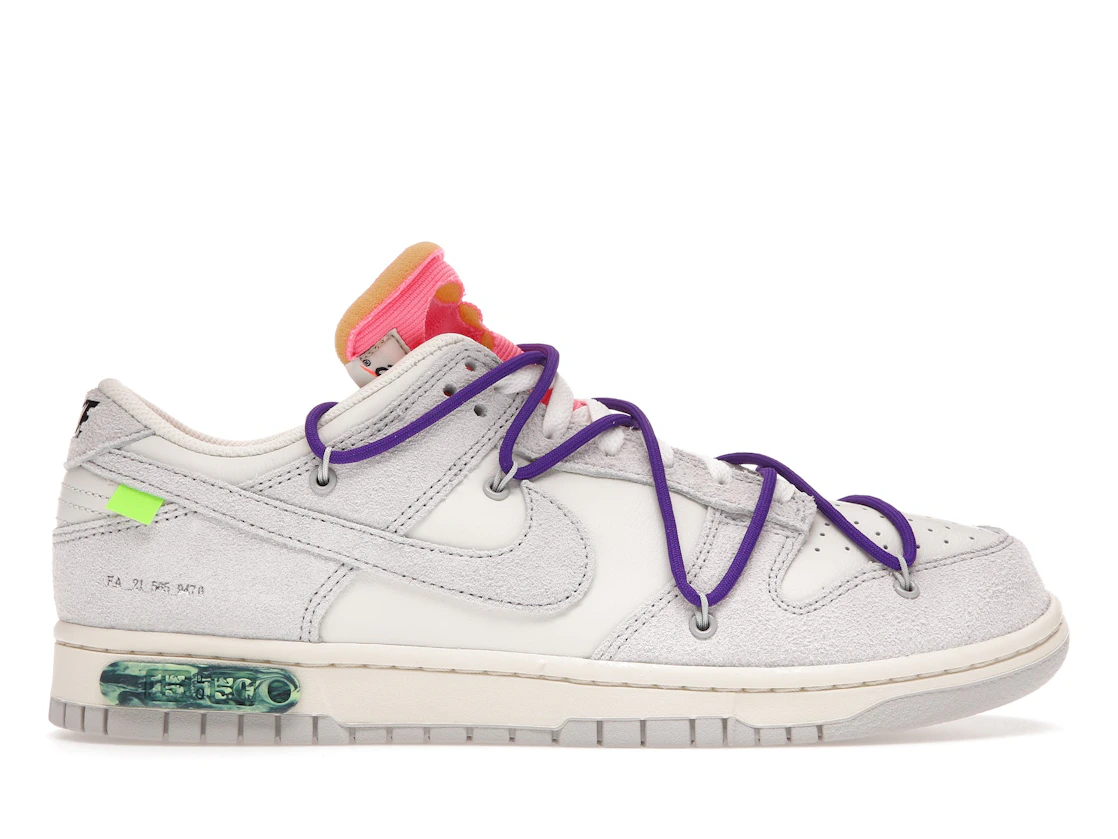 Vue 1 de Nike Dunk Low Off-White Lot 15