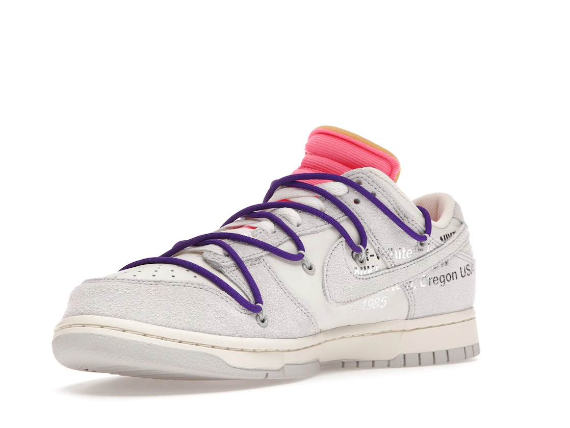 Vue 15 de Nike Dunk Low Off-White Lot 15