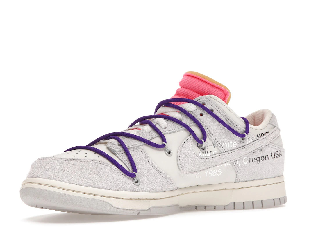 Vue 16 de Nike Dunk Low Off-White Lot 15