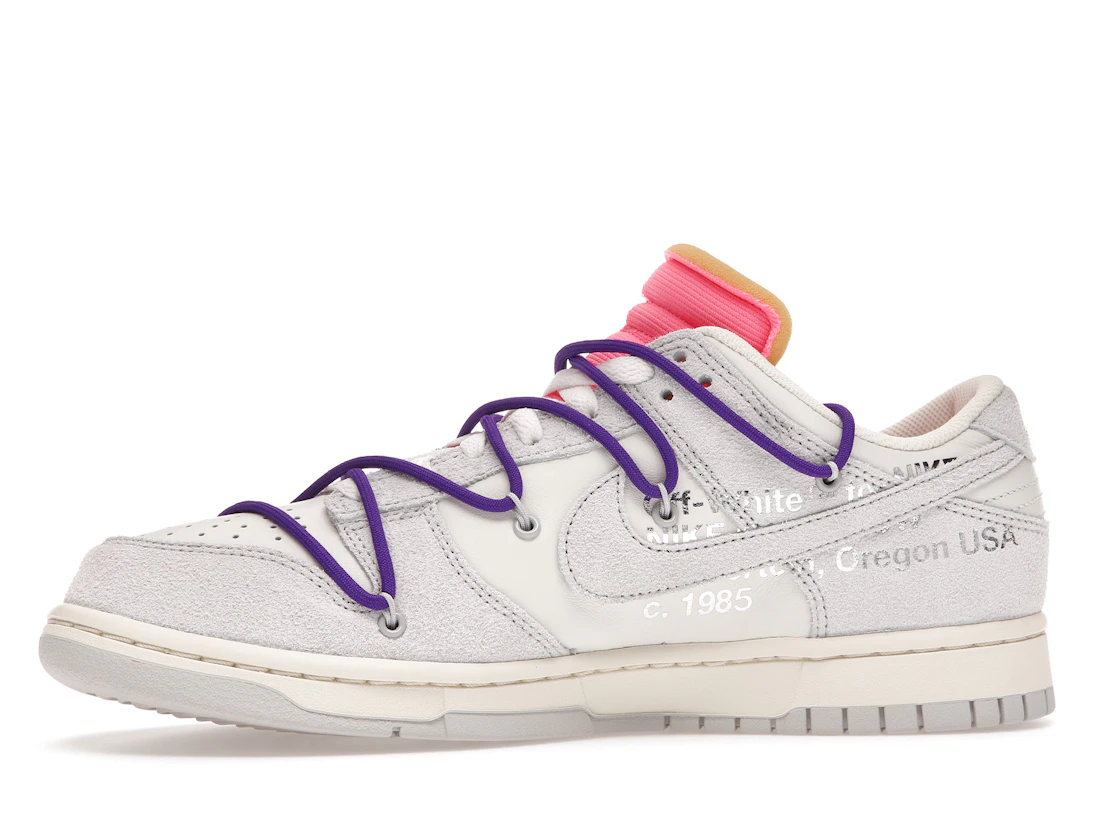 Vue 18 de Nike Dunk Low Off-White Lot 15