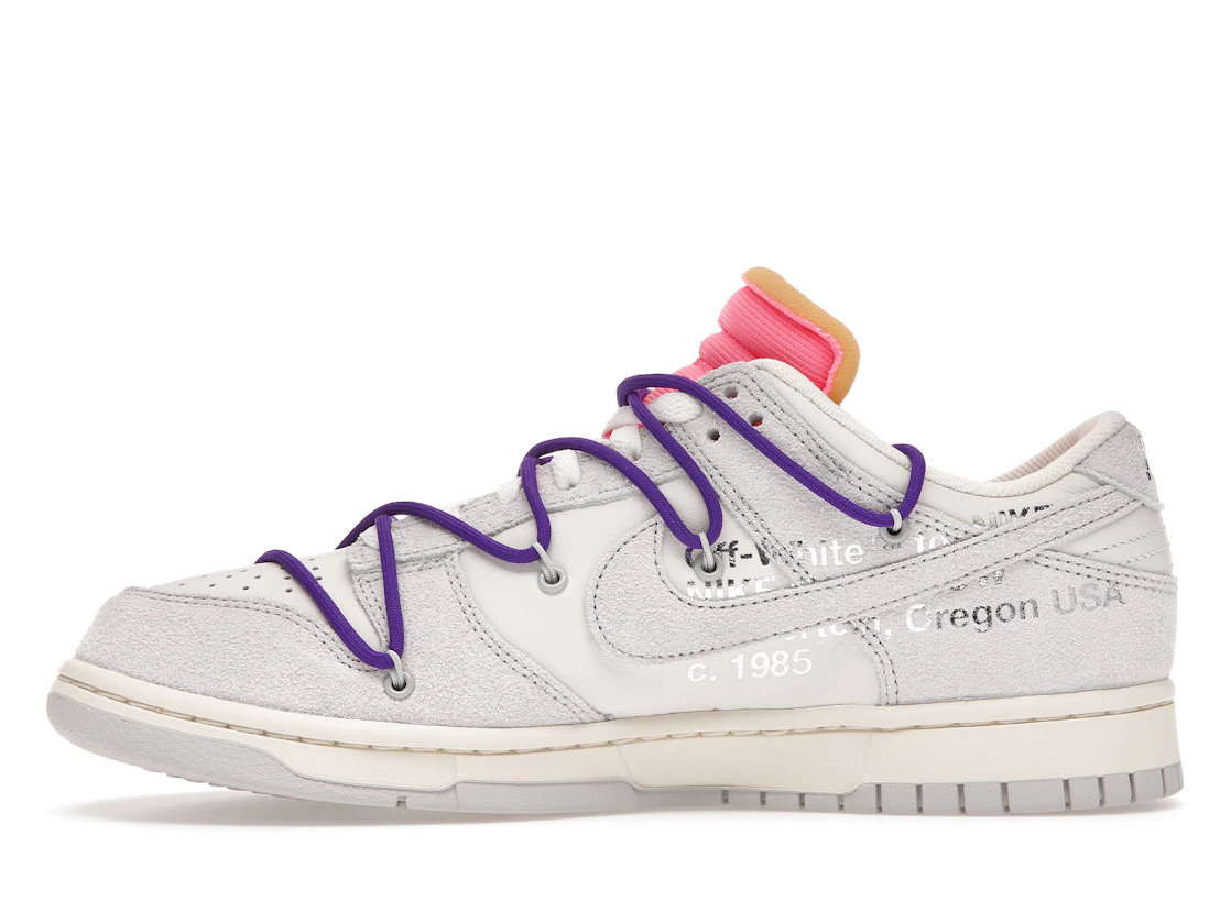 Vue 19 de Nike Dunk Low Off-White Lot 15