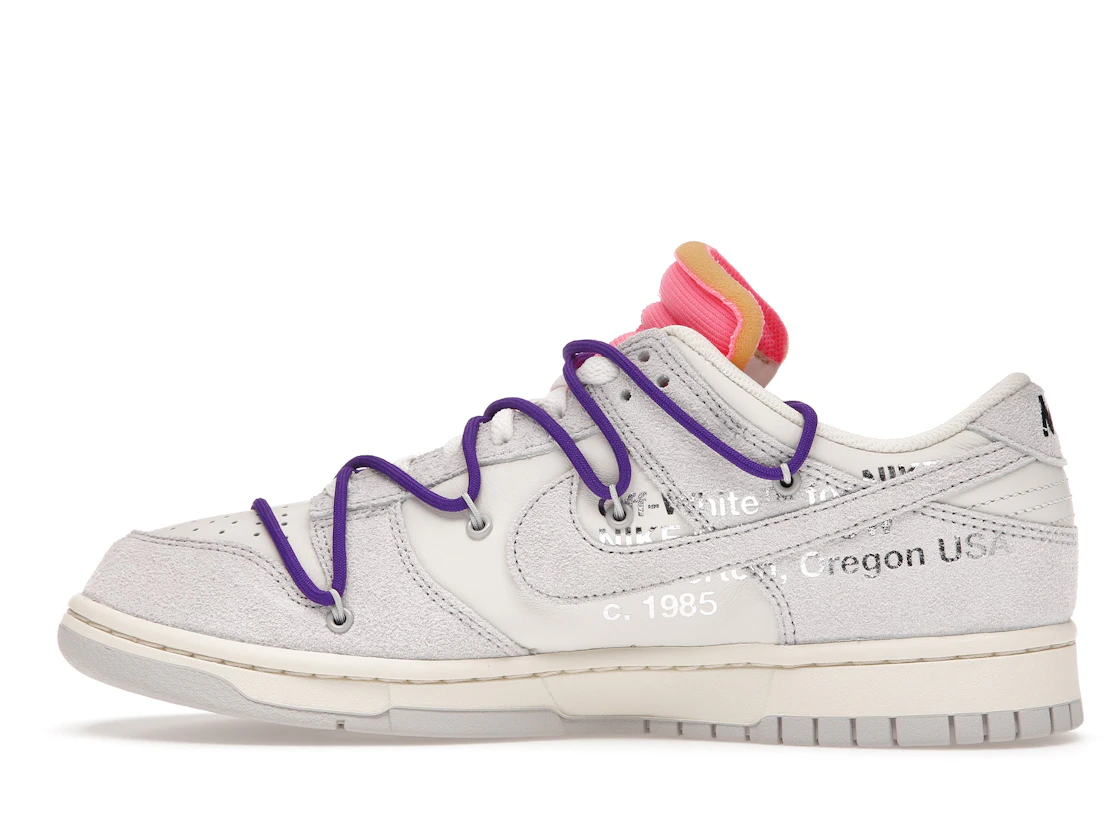 Vue 20 de Nike Dunk Low Off-White Lot 15