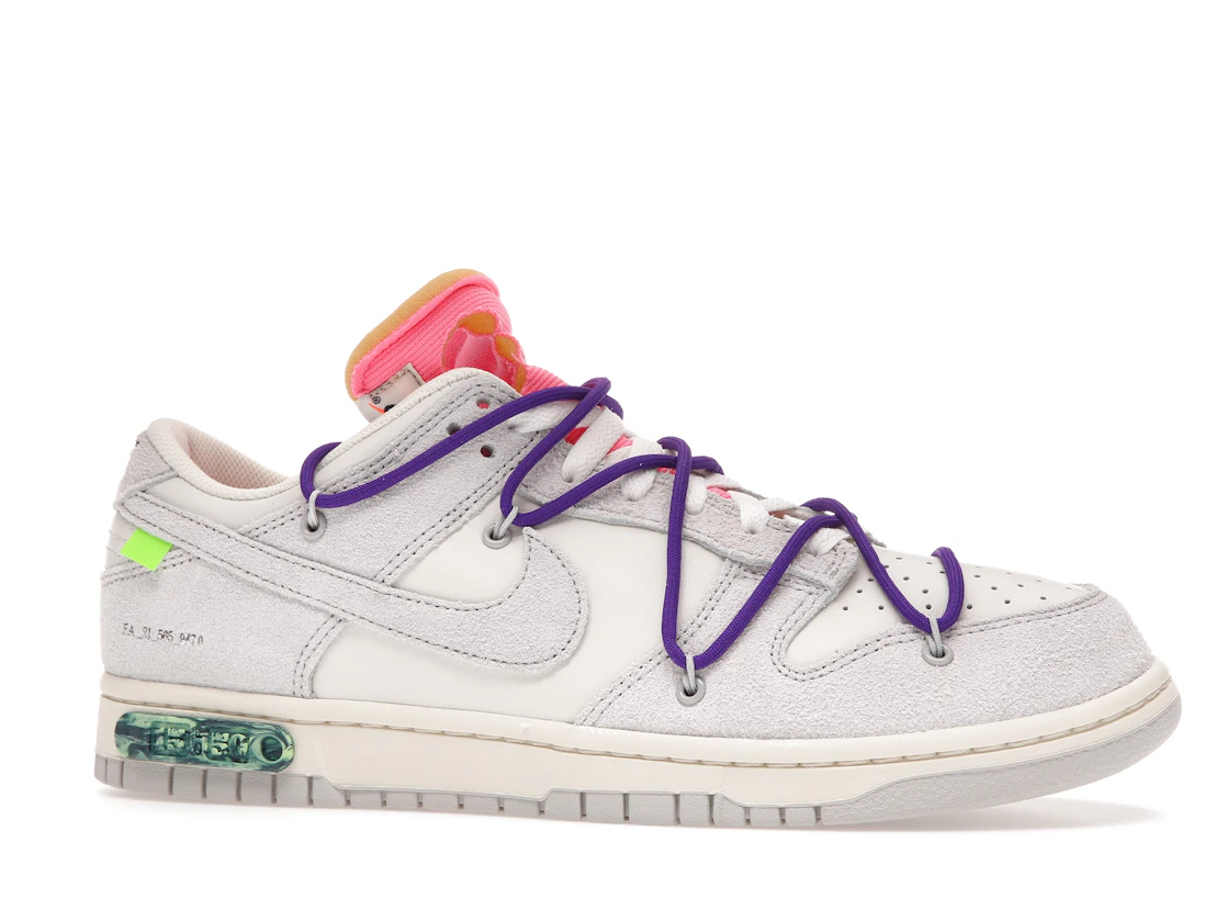 Vue 3 de Nike Dunk Low Off-White Lot 15