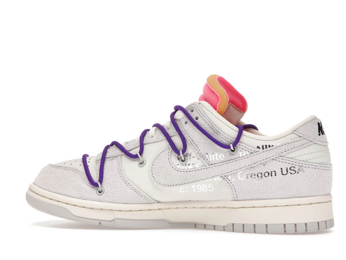 Vue 21 de Nike Dunk Low Off-White Lot 15