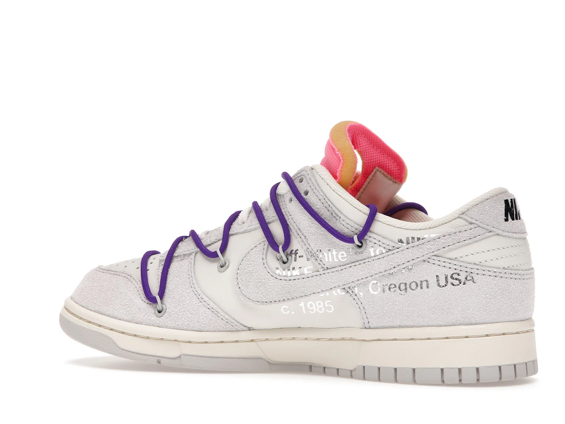 Vue 22 de Nike Dunk Low Off-White Lot 15