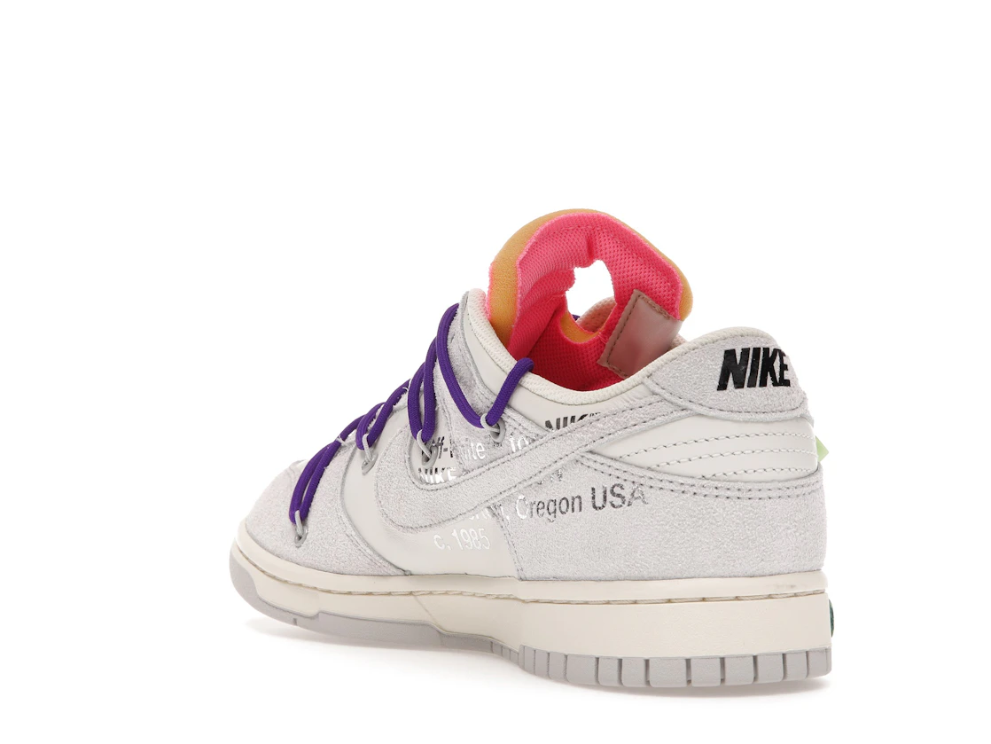 Vue 25 de Nike Dunk Low Off-White Lot 15