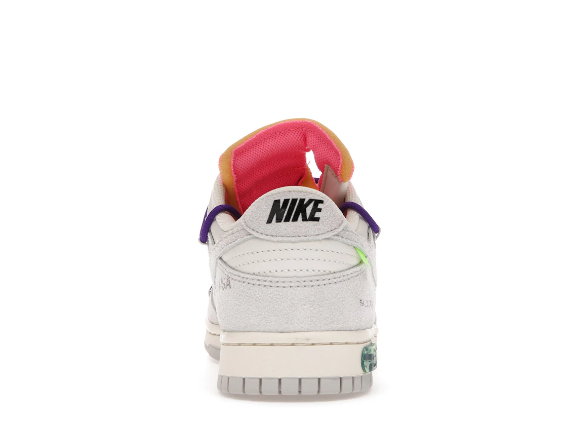 Vue 28 de Nike Dunk Low Off-White Lot 15