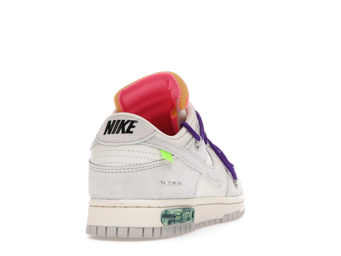 Vue 30 de Nike Dunk Low Off-White Lot 15