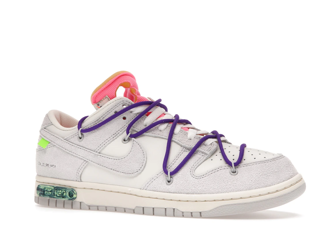 Vue 4 de Nike Dunk Low Off-White Lot 15