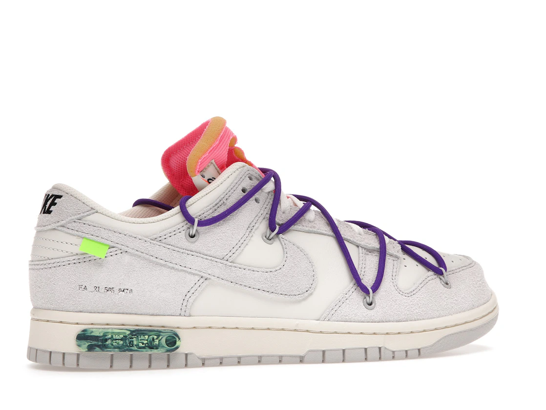 Vue 35 de Nike Dunk Low Off-White Lot 15