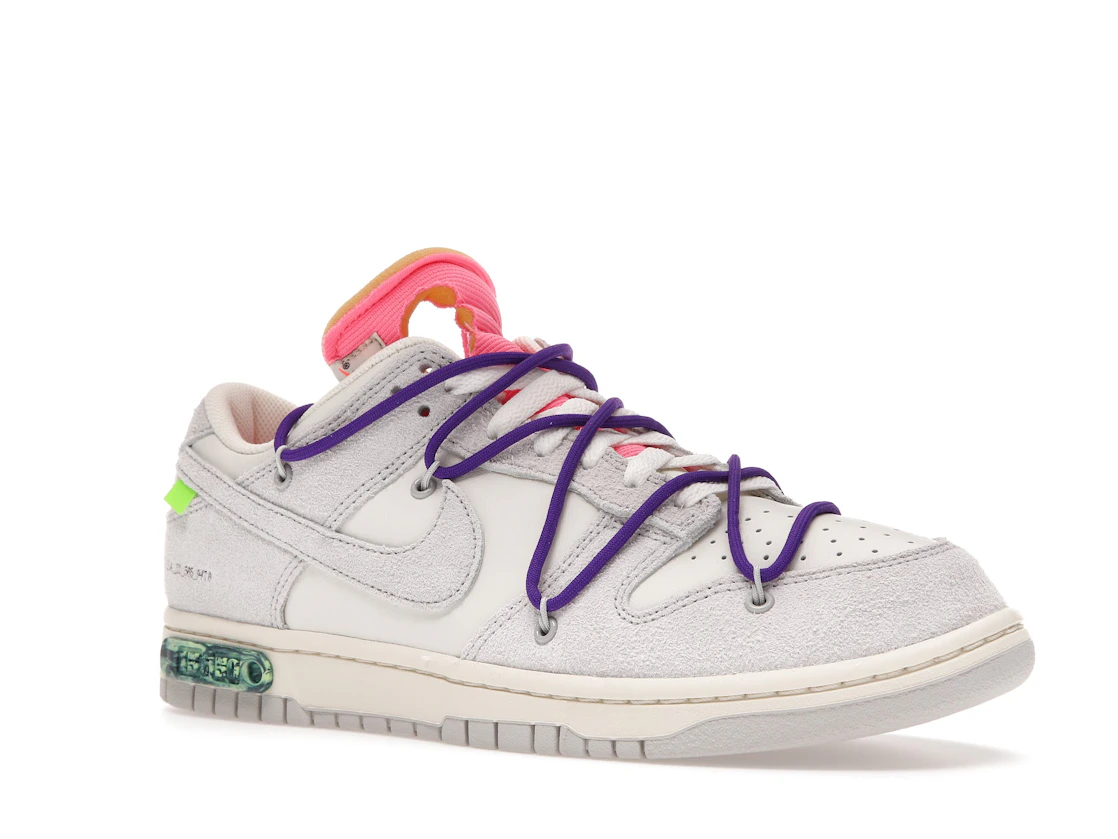 Vue 5 de Nike Dunk Low Off-White Lot 15