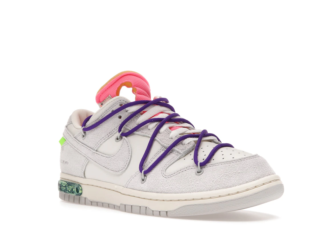 Vue 6 de Nike Dunk Low Off-White Lot 15