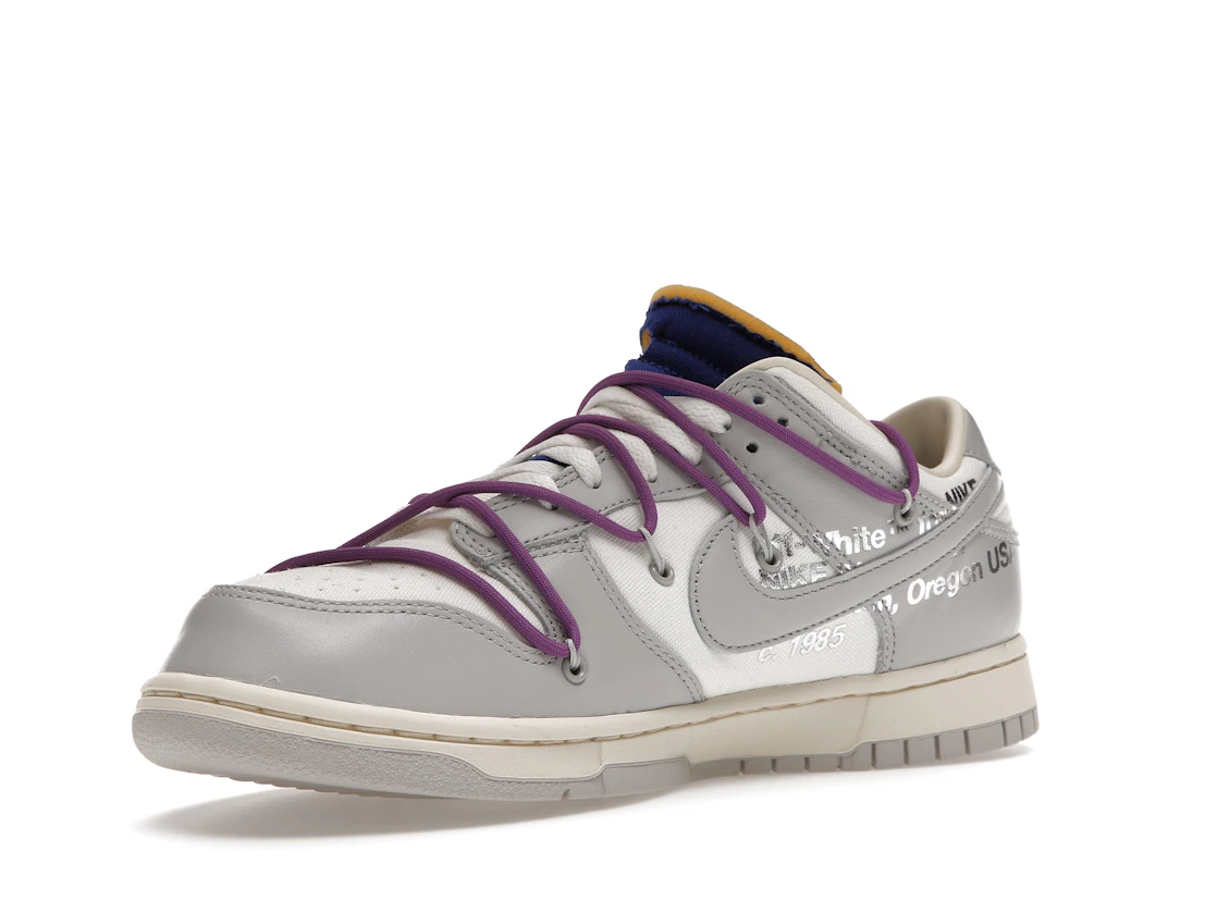 Vue 15 de Nike Dunk Low Off-White Lot 48
