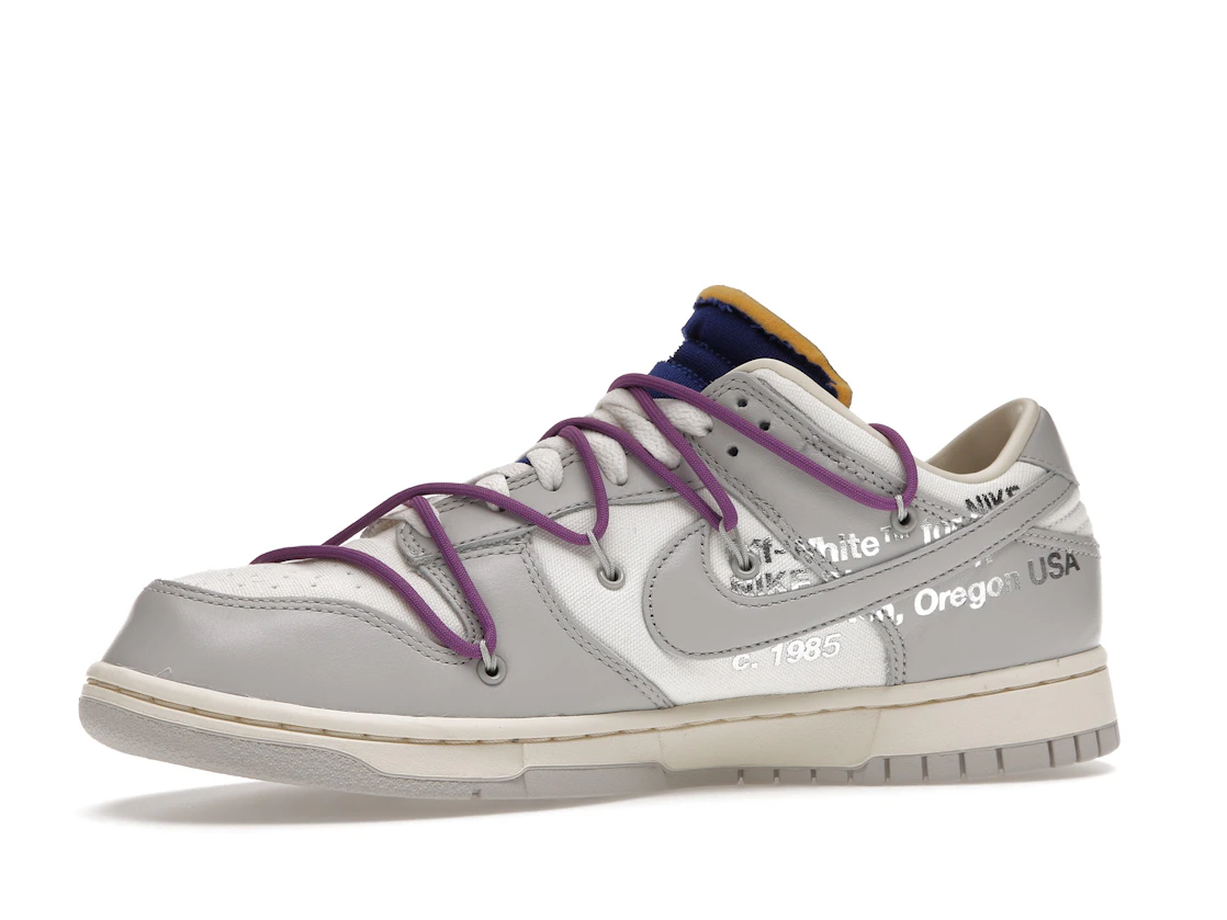 Vue 17 de Nike Dunk Low Off-White Lot 48