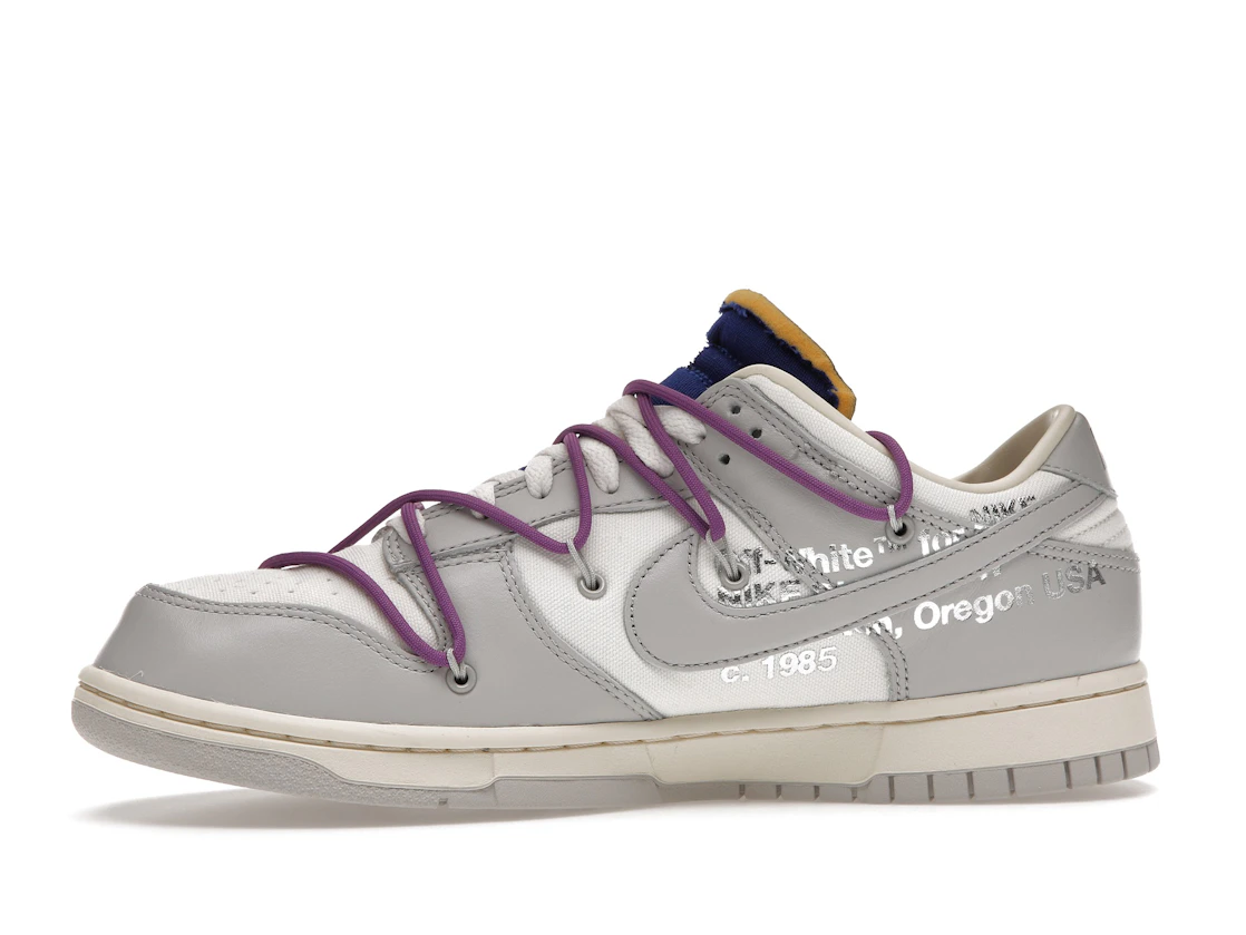 Vue 18 de Nike Dunk Low Off-White Lot 48