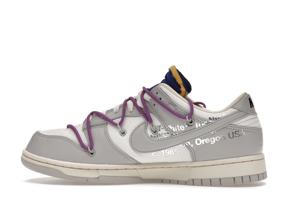 Vue 20 de Nike Dunk Low Off-White Lot 48