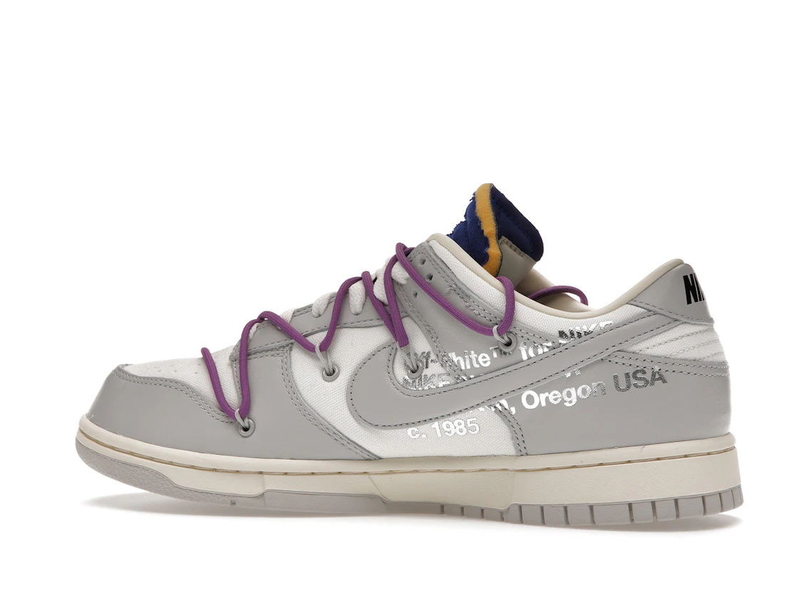 Vue 21 de Nike Dunk Low Off-White Lot 48