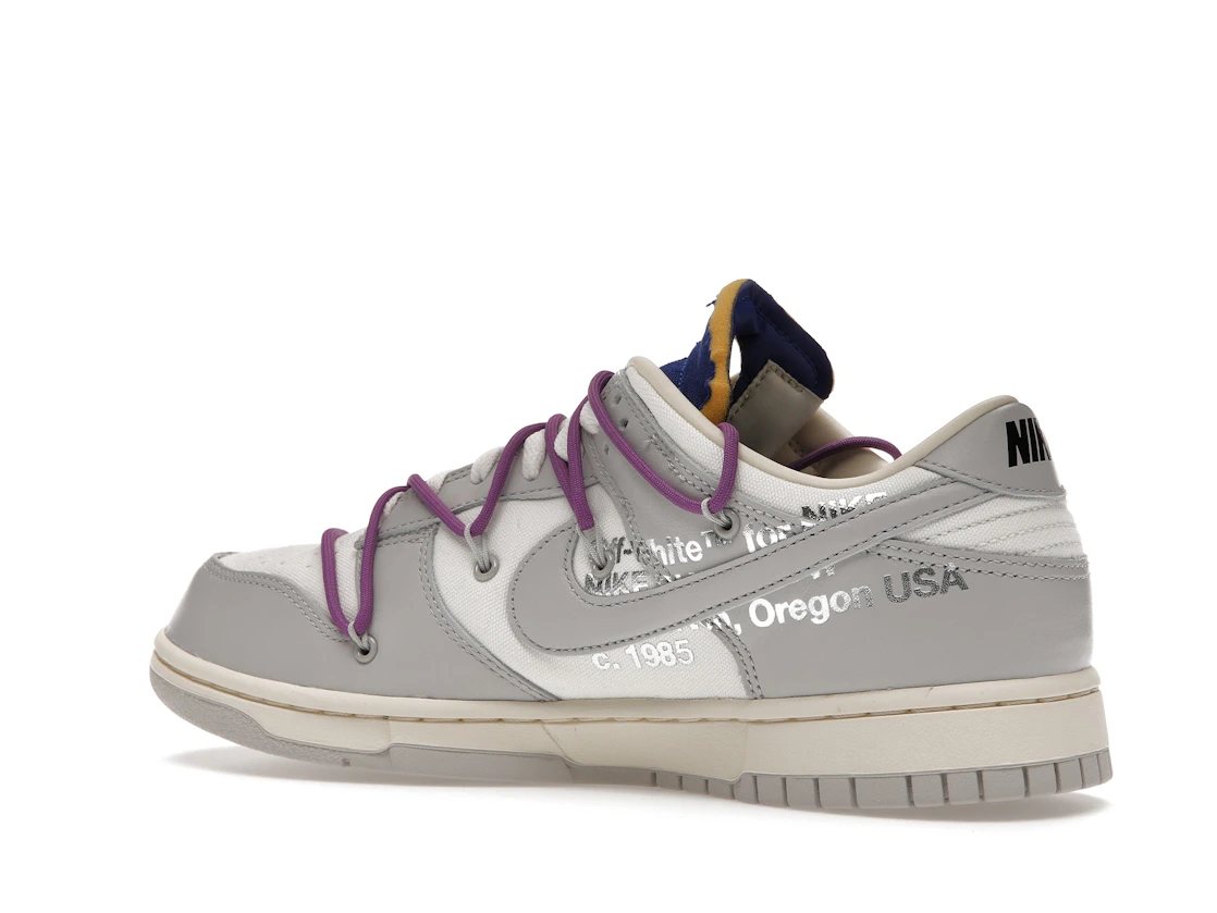 Vue 22 de Nike Dunk Low Off-White Lot 48