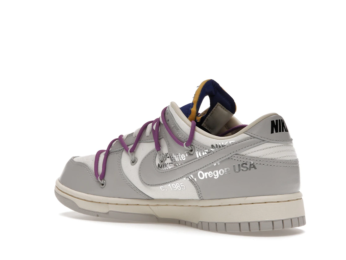 Vue 23 de Nike Dunk Low Off-White Lot 48
