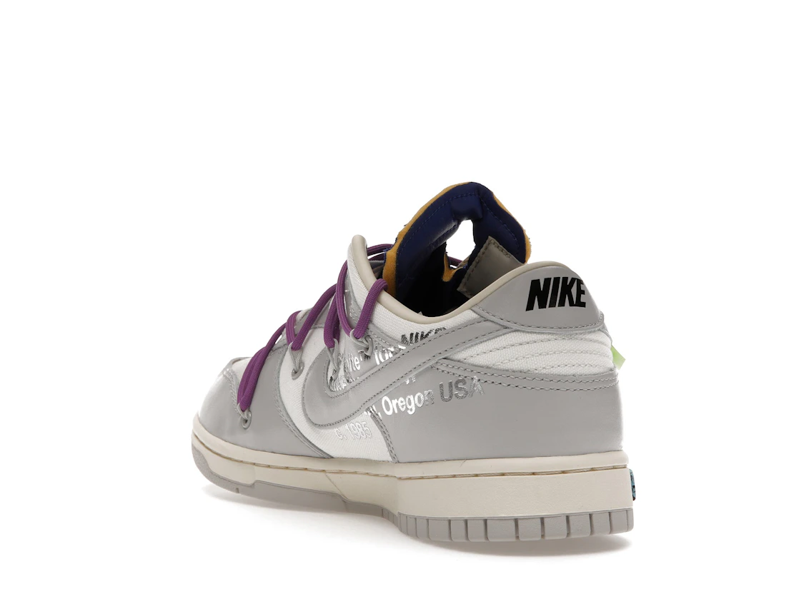 Vue 25 de Nike Dunk Low Off-White Lot 48