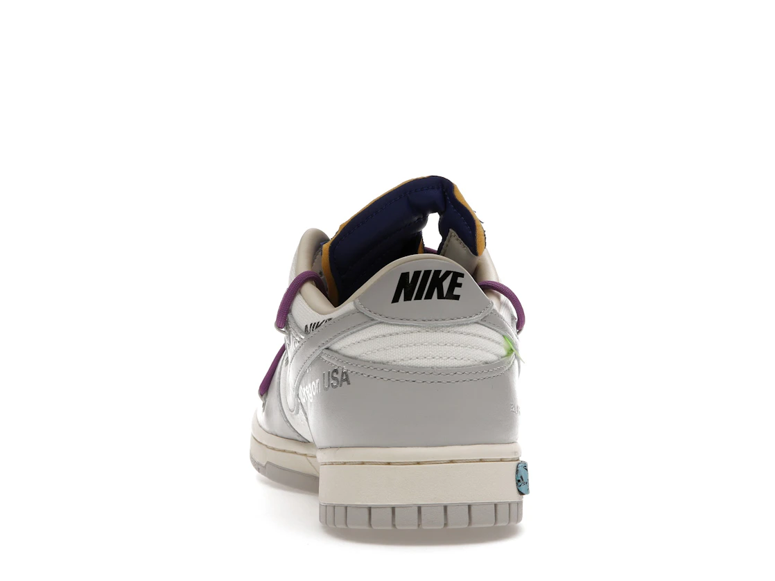Vue 27 de Nike Dunk Low Off-White Lot 48