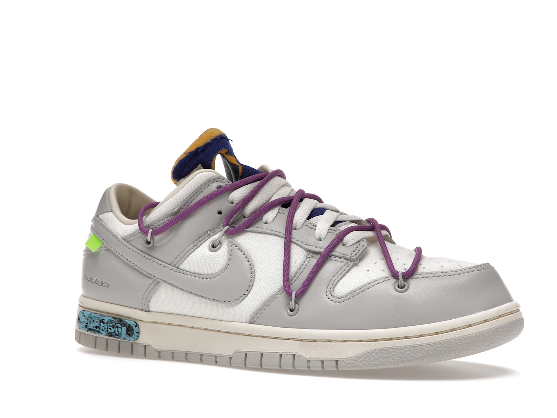 Vue 4 de Nike Dunk Low Off-White Lot 48