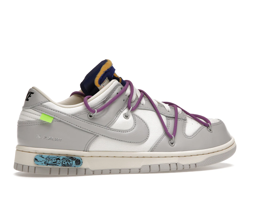 Vue 35 de Nike Dunk Low Off-White Lot 48