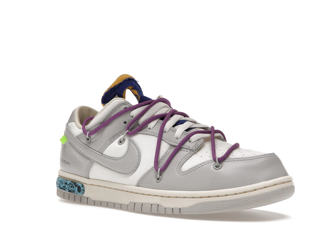 Vue 5 de Nike Dunk Low Off-White Lot 48
