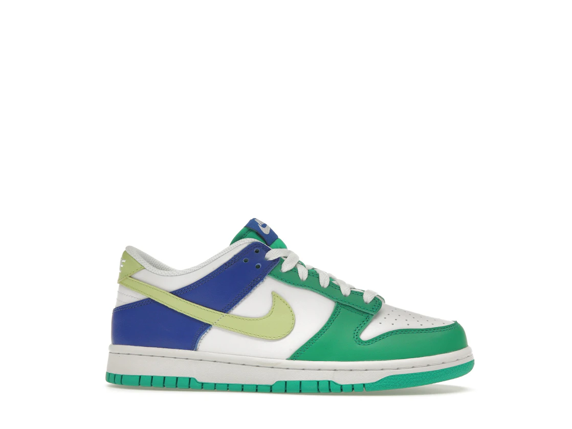 Vue 2 de Nike Dunk Low Stadium Green Game Royal (GS)