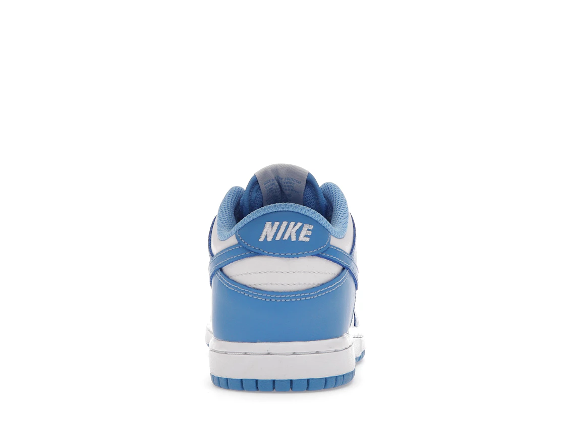 Vue 28 de Nike Dunk Low UNC (PS)