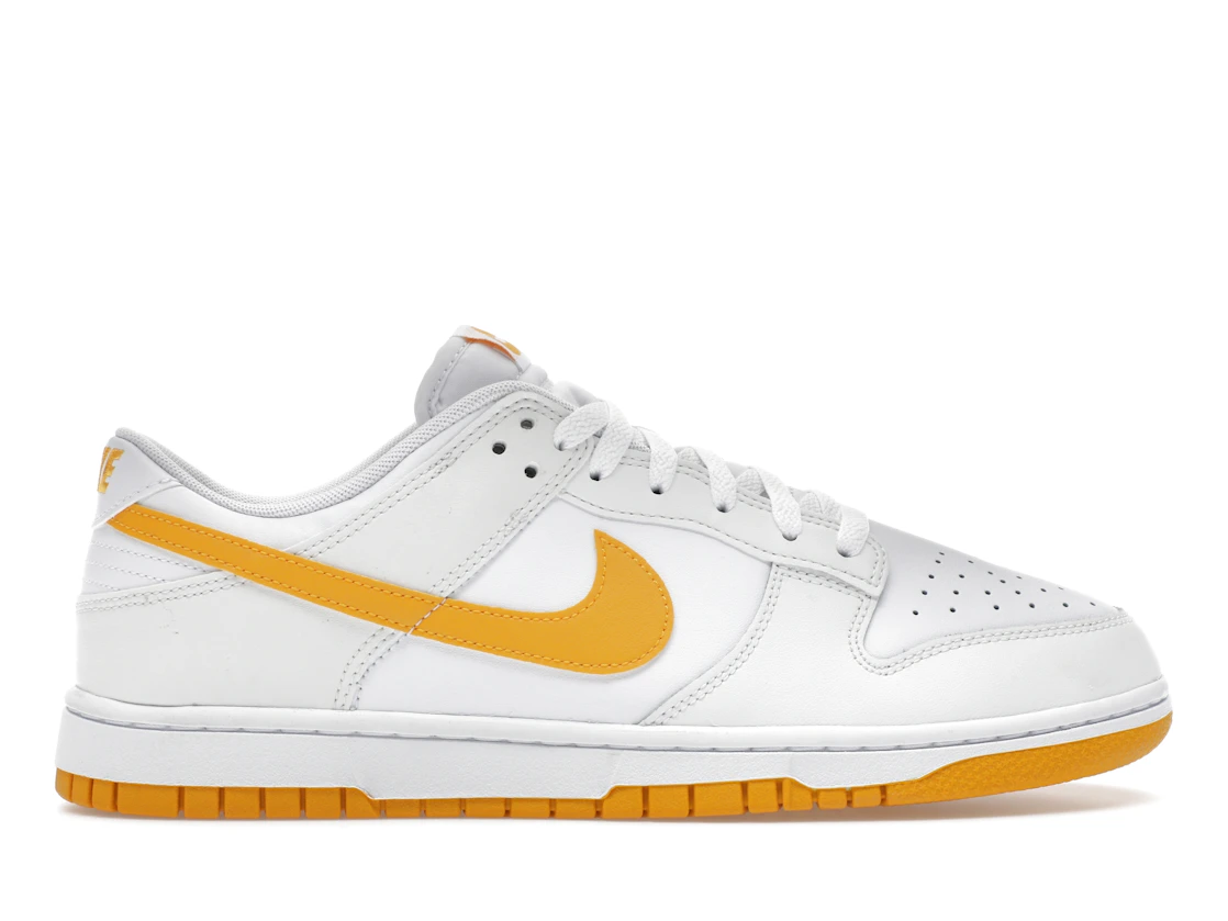 Vue 1 de Nike Dunk Low White University Gold