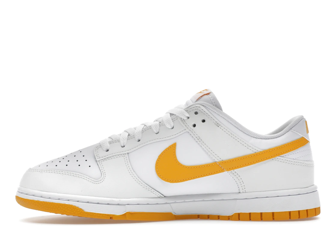 Vue 19 de Nike Dunk Low White University Gold
