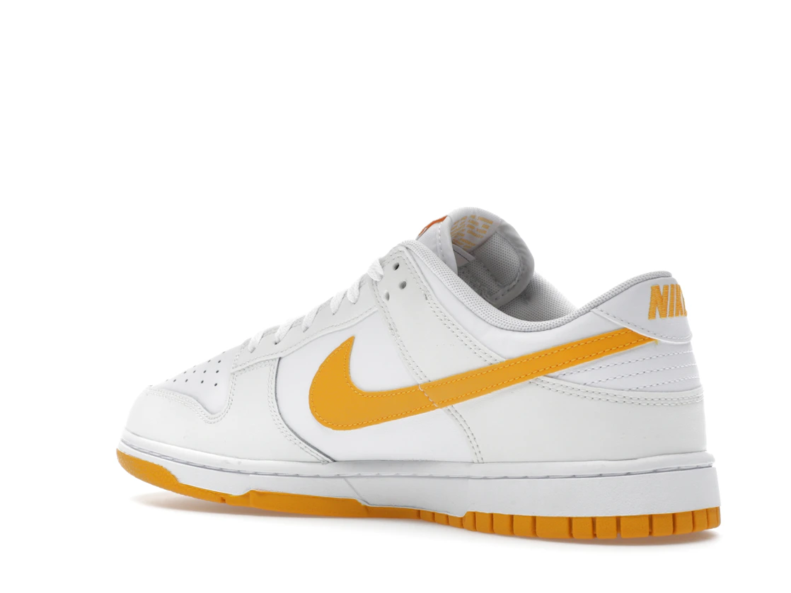 Vue 23 de Nike Dunk Low White University Gold