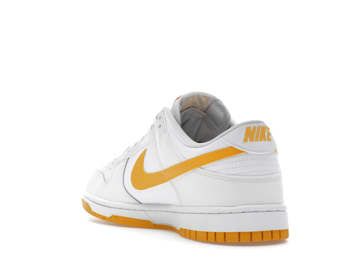 Vue 25 de Nike Dunk Low White University Gold