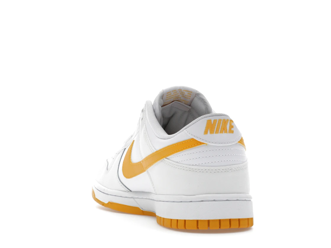 Vue 26 de Nike Dunk Low White University Gold