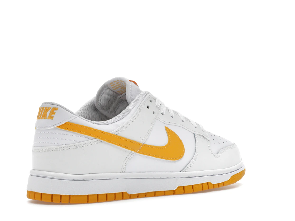 Vue 33 de Nike Dunk Low White University Gold