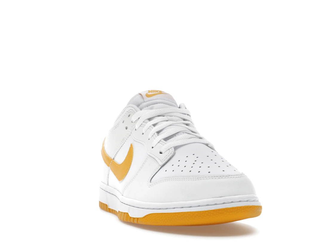 Vue 8 de Nike Dunk Low White University Gold