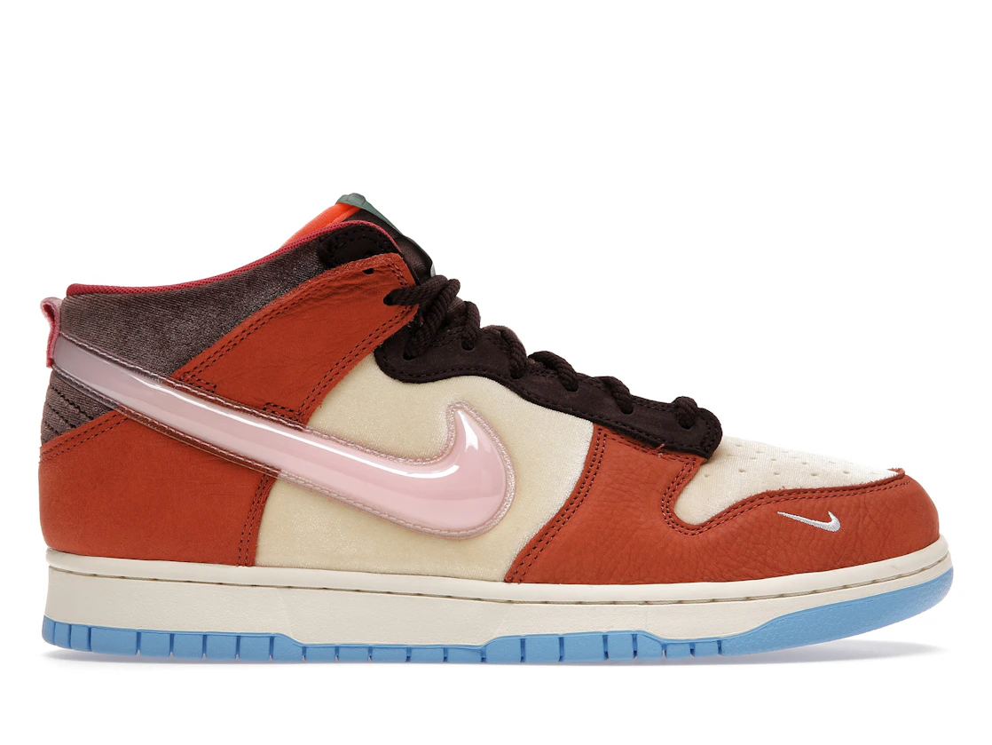 Vue 1 de Nike Dunk Mid Social Status Free Lunch Chocolate Milk