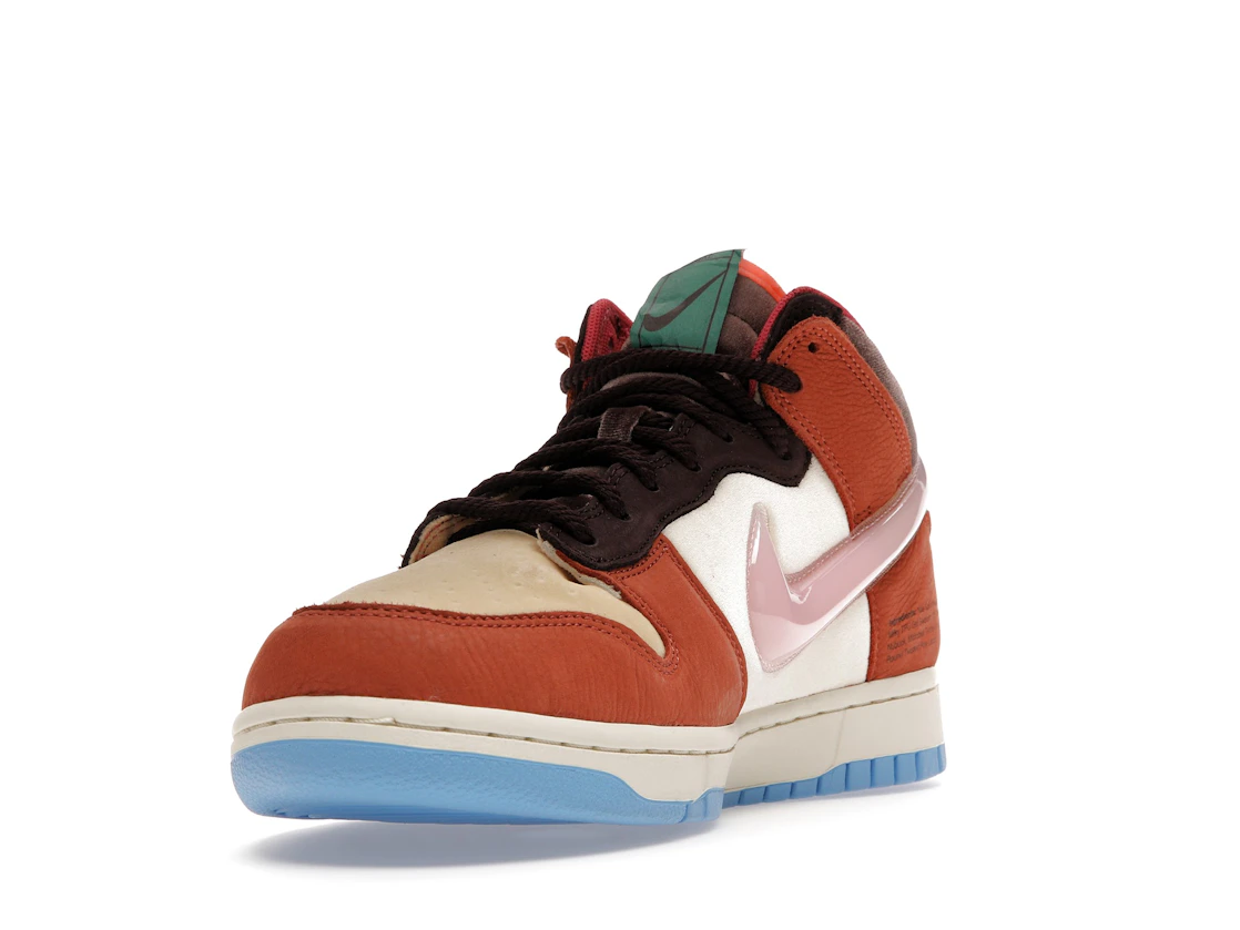 Vue 13 de Nike Dunk Mid Social Status Free Lunch Chocolate Milk