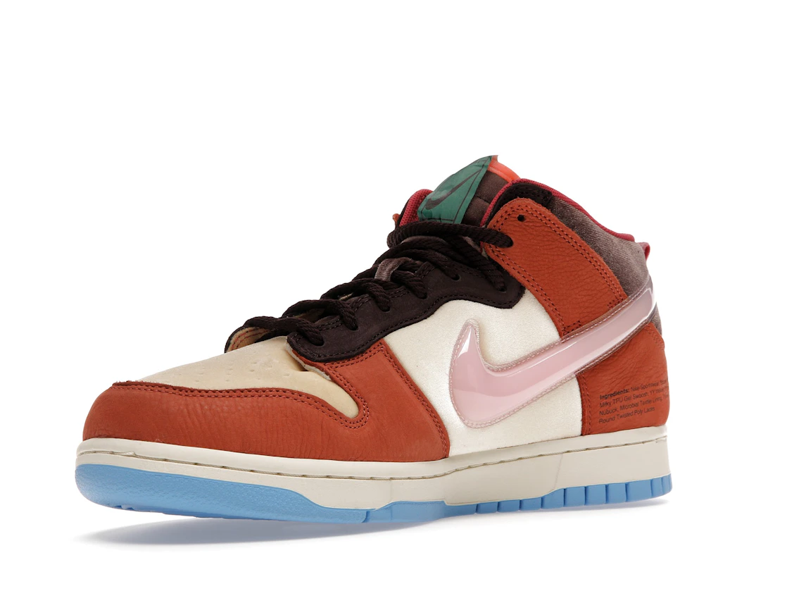 Vue 15 de Nike Dunk Mid Social Status Free Lunch Chocolate Milk