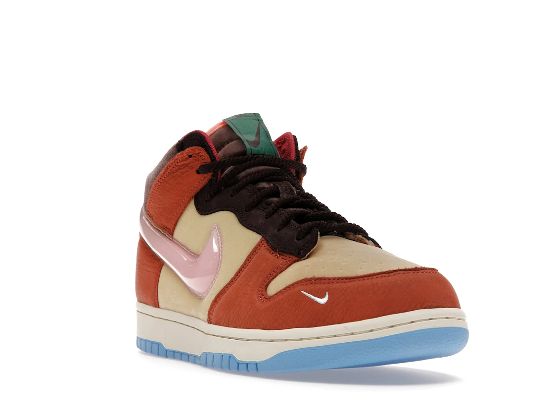Vue 7 de Nike Dunk Mid Social Status Free Lunch Chocolate Milk