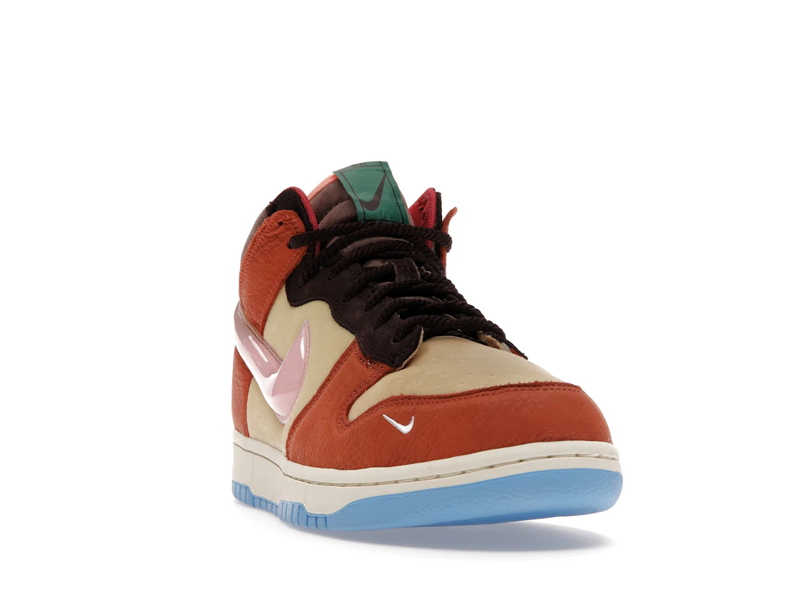 Vue 8 de Nike Dunk Mid Social Status Free Lunch Chocolate Milk