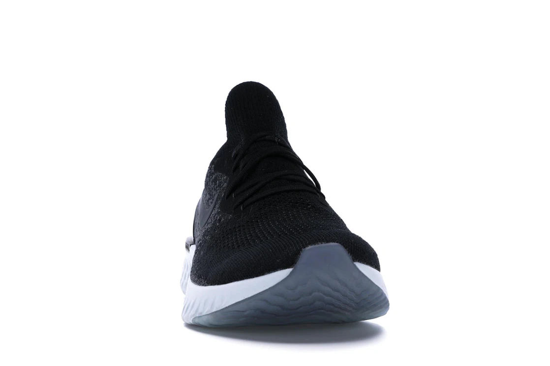 Vue 9 de Nike Epic React Flyknit Black Dark Grey